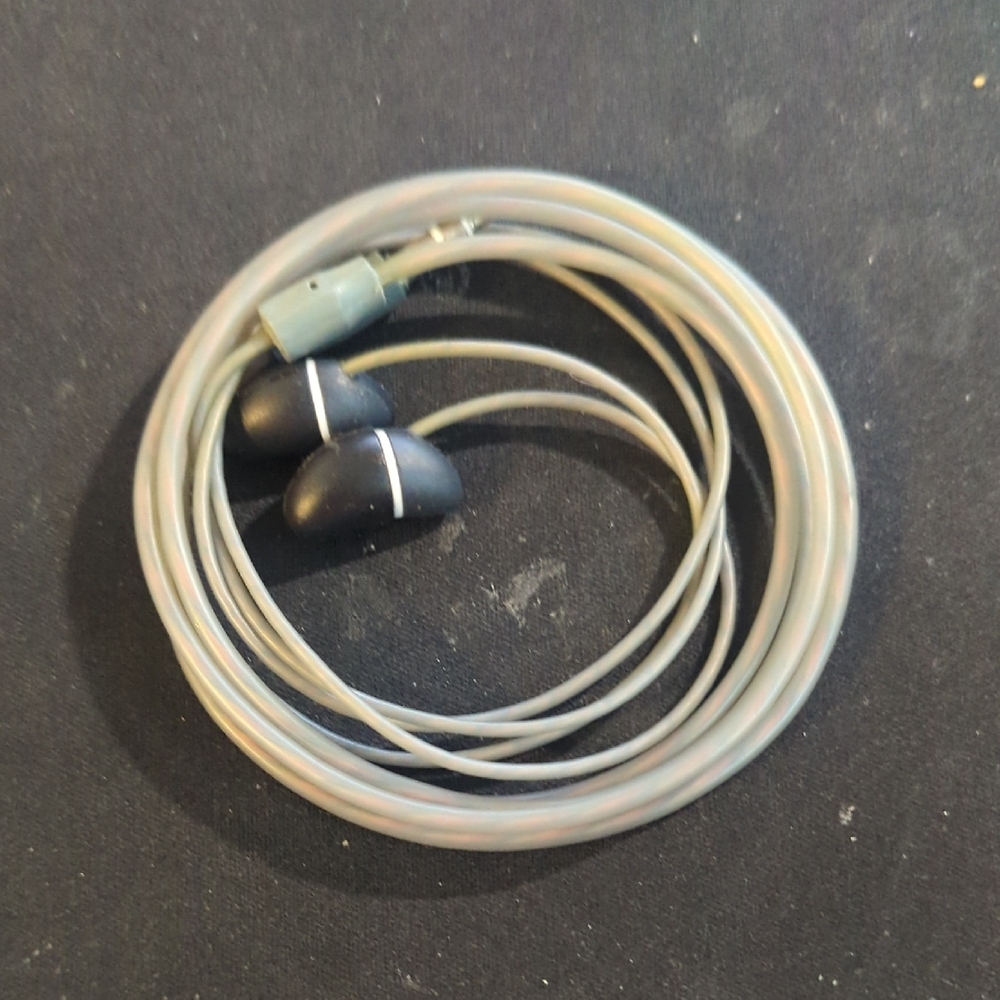 Black Earbud Headphones